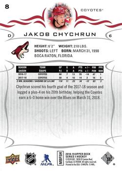 2018-19 Upper Deck #8 Jakob Chychrun Back