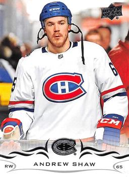 2018-19 Upper Deck #97 Andrew Shaw Front