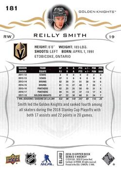 2018-19 Upper Deck #181 Reilly Smith Back