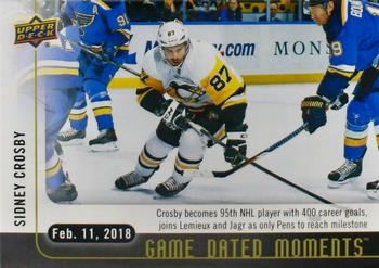 2017-18 Upper Deck Game Dated Moments #49 Sidney Crosby Front