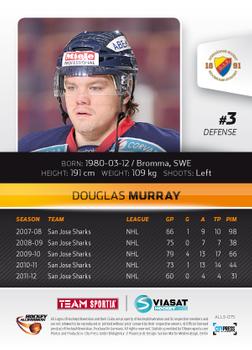 2012-13 HockeyAllsvenskan #ALLS-075 Douglas Murray Back