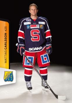 2012-13 HockeyAllsvenskan #ALLS-221 Mattias Carlsson Front