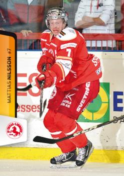 2012-13 HockeyAllsvenskan #ALLS-275 Mattias Nilsson Front