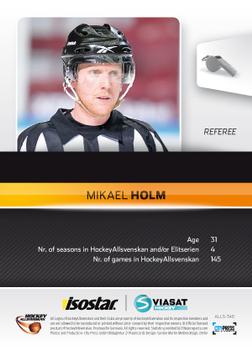 2012-13 HockeyAllsvenskan #ALLS-340 Mikael Holm Back