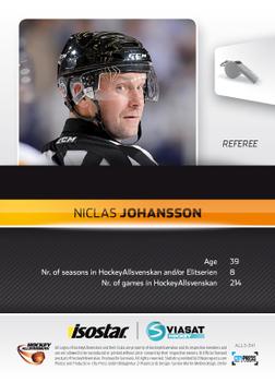 2012-13 HockeyAllsvenskan #ALLS-341 Nicklas Johansson Back