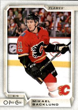 2018-19 O-Pee-Chee #143 Mikael Backlund Front