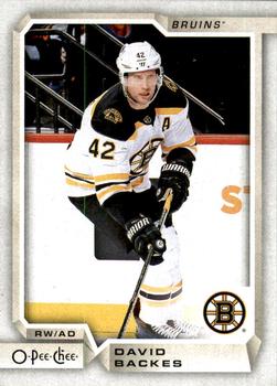 2018-19 O-Pee-Chee #327 David Backes Front