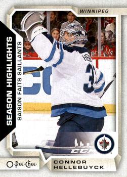 2018-19 O-Pee-Chee #555 Connor Hellebuyck Front