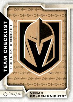 2018-19 O-Pee-Chee #584 Vegas Golden Knights Front