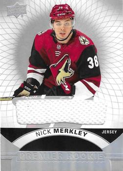 2017-18 Upper Deck Premier - Base Relics - Jerseys #59 Nick Merkley Front