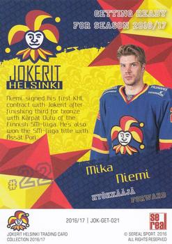 2016-17 Sereal Jokerit Helsinki - Getting Ready for Season #JOK-GET-021 Mika Niemi Back