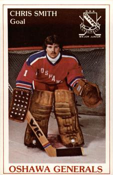 1981-82 Oshawa Generals (OHL) Police #2 Chris Smith Front
