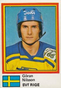 1981 Semic Hockey VM (Swedish) Stickers #4 Lars Goran Nilsson Front
