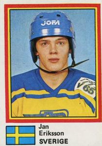 1981 Semic Hockey VM (Swedish) Stickers #5 Jan Eriksson Front