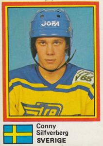 1981 Semic Hockey VM (Swedish) Stickers #10 Conny Silfverberg Front