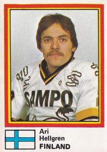 1981 Semic Hockey VM (Swedish) Stickers #19 Ari Hellgren Front