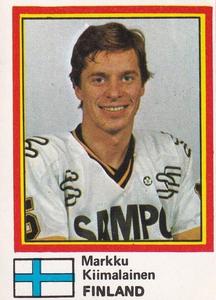 1981 Semic Hockey VM (Swedish) Stickers #27 Markku Kiimalainen Front