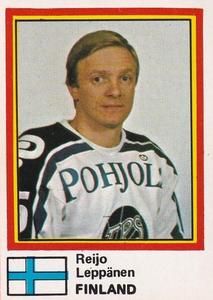 1981 Semic Hockey VM (Swedish) Stickers #29 Reijo Leppänen Front
