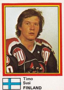 1981 Semic Hockey VM (Swedish) Stickers #31 Timo Susi Front