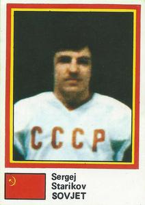 1981 Semic Hockey VM (Swedish) Stickers #43 Sergei Starikov Front