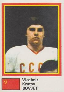 1981 Semic Hockey VM (Swedish) Stickers #45 Vladimir Krutov Front