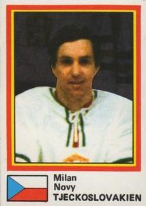 1981 Semic Hockey VM (Swedish) Stickers #63 Milan Novy Front