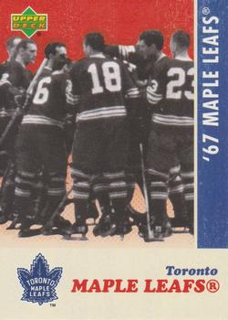 2007 Upper Deck 1967 Toronto Maple Leafs #28 Group Photo Front