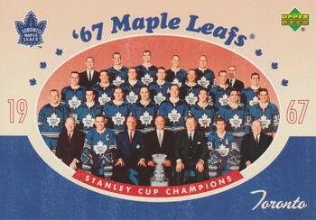 2007 Upper Deck 1967 Toronto Maple Leafs #NNO Team Photo Front