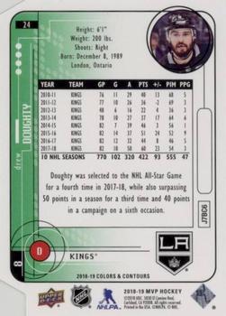 2018-19 Upper Deck MVP - 20th Anniversary Colors & Contours #24 Drew Doughty Back