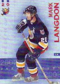 2002-03 Colts & Cops Barrie Colts (OHL) #NNO Mark Langdon Front