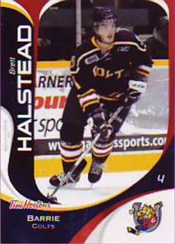 2007-08 Extreme Tim Hortons Barrie Colts (OHL) #NNO Brett Halstead Front