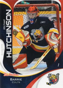 2007-08 Extreme Tim Hortons Barrie Colts (OHL) #NNO Michael Hutchinson Front