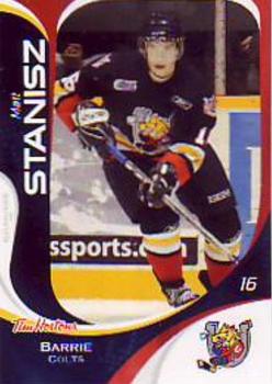2007-08 Extreme Tim Hortons Barrie Colts (OHL) #NNO Matt Stanisz Front