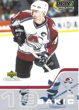 2001-02 Upper Deck Collectibles NHL PlayMakers #JS-2002 Joe Sakic Front