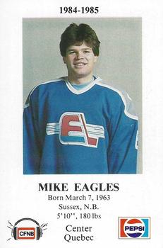 1984-85 Fredericton Express (AHL) Police #20 Mike Eagles Front