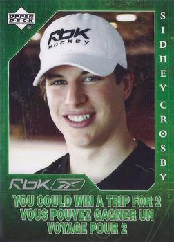 2007 Upper Deck Reebok Sidney Crosby #NNO Sidney Crosby Front