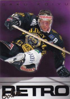 1996-97 Leaf Sisu SM-Liiga (Finnish) - Saku Koivu Golden Retro #NNO Saku Koivu Front