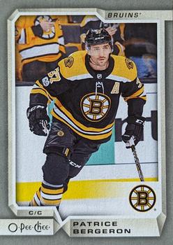 2018-19 O-Pee-Chee - Silver #102 Patrice Bergeron Front