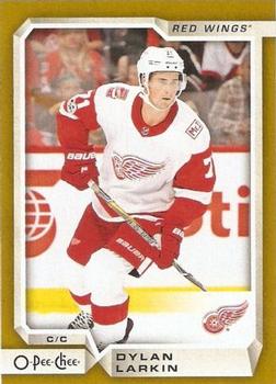 2018-19 O-Pee-Chee - Gold Border Glossy #6 Dylan Larkin Front