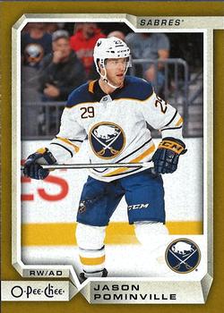 2018-19 O-Pee-Chee - Gold Border Glossy #184 Jason Pominville Front