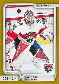 2018-19 O-Pee-Chee - Gold Border Glossy #403 James Reimer Front