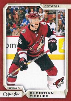 2018-19 O-Pee-Chee - Red #218 Christian Fischer Front