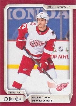 2018-19 O-Pee-Chee - Red #339 Gustav Nyquist Front