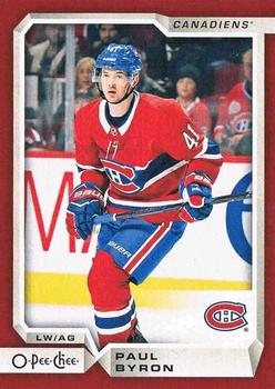2018-19 O-Pee-Chee - Red #457 Paul Byron Front