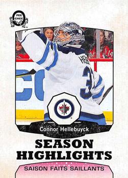 2018-19 O-Pee-Chee - Retro #555 Connor Hellebuyck Front