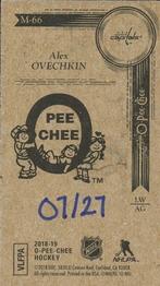 2018-19 O-Pee-Chee - Minis Back Variation #M-66 Alexander Ovechkin Back