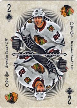2018-19 O-Pee-Chee - Playing Cards #2♣ Brandon Saad Front