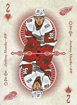 2018-19 O-Pee-Chee - Playing Cards #2♥ Anthony Mantha Front