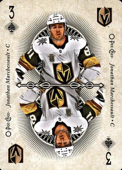 2018-19 O-Pee-Chee - Playing Cards #3♠ Jonathan Marchessault Front