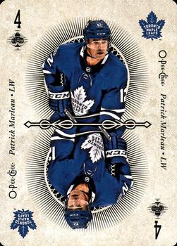 2018-19 O-Pee-Chee - Playing Cards #4♣ Patrick Marleau Front
